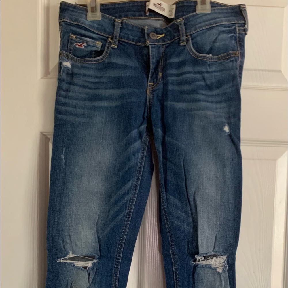 Distressed Hollister brand jeans
